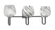 Toltec Lighting - 6223-MBGP-4819 - Three Light Bath Bar - Sandia - Matte Black & Graphite