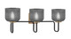 Toltec Lighting - 6223-MBNAB-4612 - Three Light Bath Bar - Sandia - Matte Black & New Age Brass