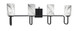 Toltec Lighting - 6224-MB-3009 - Four Light Bath Bar - Sandia - Matte Black