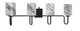 Toltec Lighting - 6224-MB-549 - Four Light Bath Bar - Sandia - Matte Black