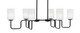 Toltec Lighting - 6236-MB-3001 - Six Light Bar - Sandia - Matte Black