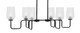 Toltec Lighting - 6236-MB-4250 - Six Light Bar - Sandia - Matte Black