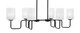Toltec Lighting - 6236-MB-541 - Six Light Bar - Sandia - Matte Black