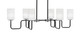 Toltec Lighting - 6236-MBGP-3001 - Six Light Bar - Sandia - Matte Black & Graphite