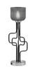 Toltec Lighting - 62-MBGP-4612 - One Light Accent Lamp - Sandia - Matte Black & Graphite