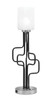 Toltec Lighting - 62-MBGP-541 - One Light Accent Lamp - Sandia - Matte Black & Graphite