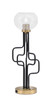 Toltec Lighting - 62-MBNAB-202 - One Light Accent Lamp - Sandia - Matte Black & New Age Brass
