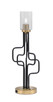 Toltec Lighting - 62-MBNAB-3002 - One Light Accent Lamp - Sandia - Matte Black & New Age Brass