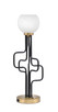 Toltec Lighting - 62-MBNAB-4101 - One Light Accent Lamp - Sandia - Matte Black & New Age Brass