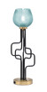 Toltec Lighting - 62-MBNAB-4605 - One Light Accent Lamp - Sandia - Matte Black & New Age Brass
