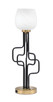 Toltec Lighting - 62-MBNAB-4811 - One Light Accent Lamp - Sandia - Matte Black & New Age Brass