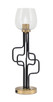 Toltec Lighting - 62-MBNAB-4812 - One Light Accent Lamp - Sandia - Matte Black & New Age Brass