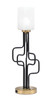 Toltec Lighting - 62-MBNAB-541 - One Light Accent Lamp - Sandia - Matte Black & New Age Brass