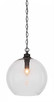 Toltec Lighting - 90-MB-4390 - One Light Pendant - Kimbro - Matte Black