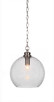 Toltec Lighting - 91-BN-4372 - One Light Pendant - Kimbro - Brushed Nickel