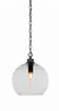 Toltec Lighting - 91-MB-5130 - One Light Pendant - Malena - Matte Black