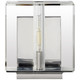 Visual Comfort Signature - S 2945CG/PN - One Light Wall Sconce - Ambar - Crystal and Polished Nickel
