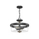 Hunter - 19486 - Two Light Semi-Flush Mount - River Mill - Rustic Iron