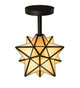 Moravian Star One Light Semi-Flush Mount (296009)