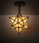 Moravian Star One Light Semi-Flush Mount (296009)