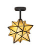 Moravian Star One Light Semi-Flush Mount (296014)