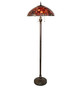 Meyda Tiffany - 296802 - Three Light Floor Lamp - Elan - Mahogany Bronze