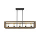Sutton Five Light Linear Pendant (0270-LP BLK)