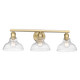 Carver Three Light Bath Vanity (0305-BA3 BCB-CLR)