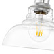 Carver One Light Flush Mount (0305-FM RBZ-CLR)