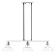 Carver Three Light Linear Pendant (0305-LP CH-CLR)