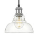Carver One Light Mini Pendant (0305-S CH-CLR)