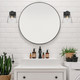 Remy One Light Wall Sconce (0314-1W BLK-CLR)