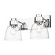 Remy Two Light Vanity (0314-BA2 CH-CLR)
