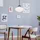 Ingalls One Light Pendant (0508-L BLK-VMG)