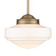 Ingalls One Light Pendant (0508-M MBS-VMG)
