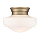 Ingalls One Light Semi-Flush Mount (0508-SF MBS-VMG)