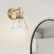 Malta One Light Wall Sconce (0511-1W BCB-CLR)