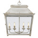 Golden - 0804-4P AI - Four Light Pendant - Abingdon - Antique Ivory