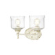 Keating Two Light Vanity (0806-BA2 AI-HWG)