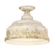 Keating Three Light Semi-Flush Mount (0806-SF AI)