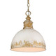 Golden - 0809-M VG-AI - One Light Pendant - Alison - Vintage Gold