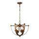 Victoria Four Light Pendant (0815-4P HG)