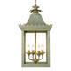 Golden - 0838-4P VS - Four Light Pendant - Finley - Vintage Sage