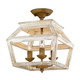 Haiden Three Light Semi-Flush Mount (0839-SF BC)