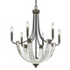 Elwood Six Light Chandelier (0840-6 ABI)