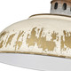 Kinsley One Light Wall Sconce (0865-A1W AGV-AI)