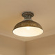 Kinsley One Light Semi-Flush Mount (0865-SF AGV-RUST)