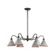 Jasper Six Light Chandelier (0877-6 ABI-GV)