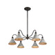 Jasper Six Light Chandelier (0877-6 ABI-GV)