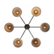 Jasper Six Light Semi-Flush Mount (0877-6SF ABI-GV)